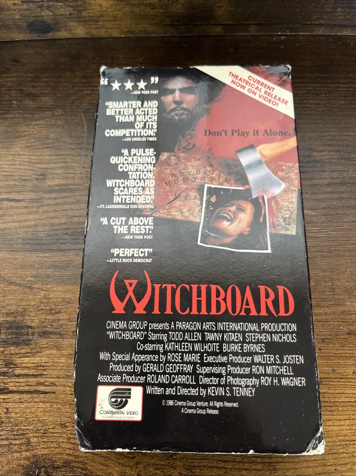 Witchboard - Rare Guild Videotape  Pre-Cert Betamax -  Beta Tape