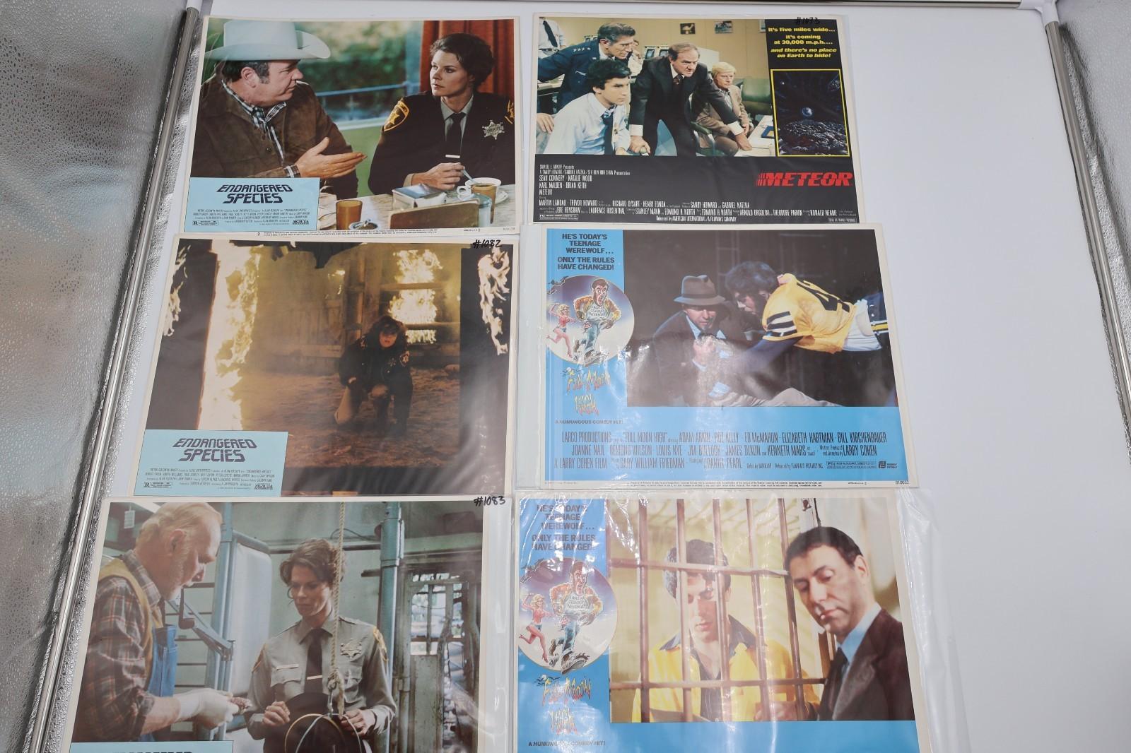 Endangered Species Meteor Full Moon High 1982 Lobby Cards Lot 820138 810032