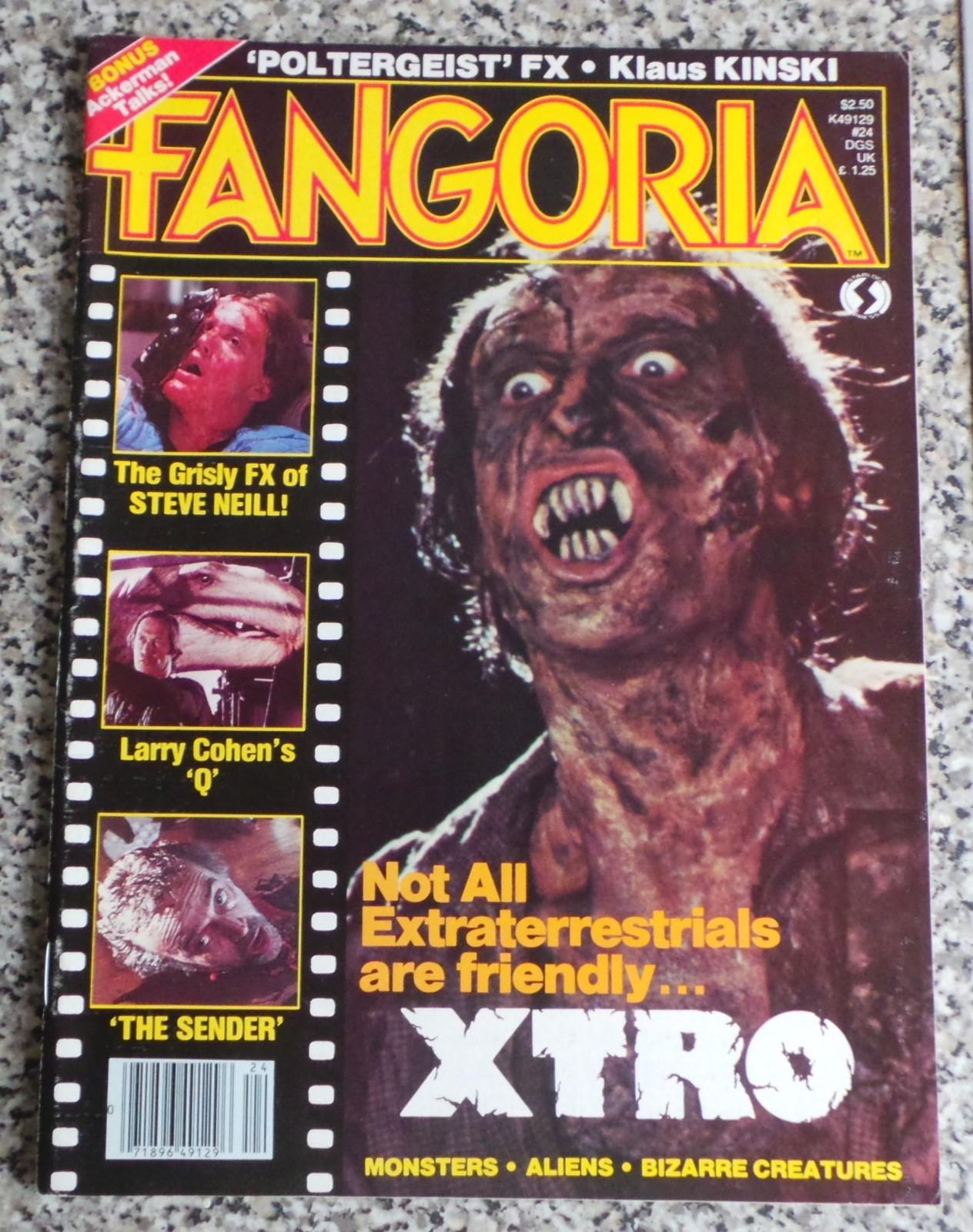 FANGORIA # 24 Dec 1982 Xtro Poltergeist Ghoulardi Famous Monsters Cult Movies