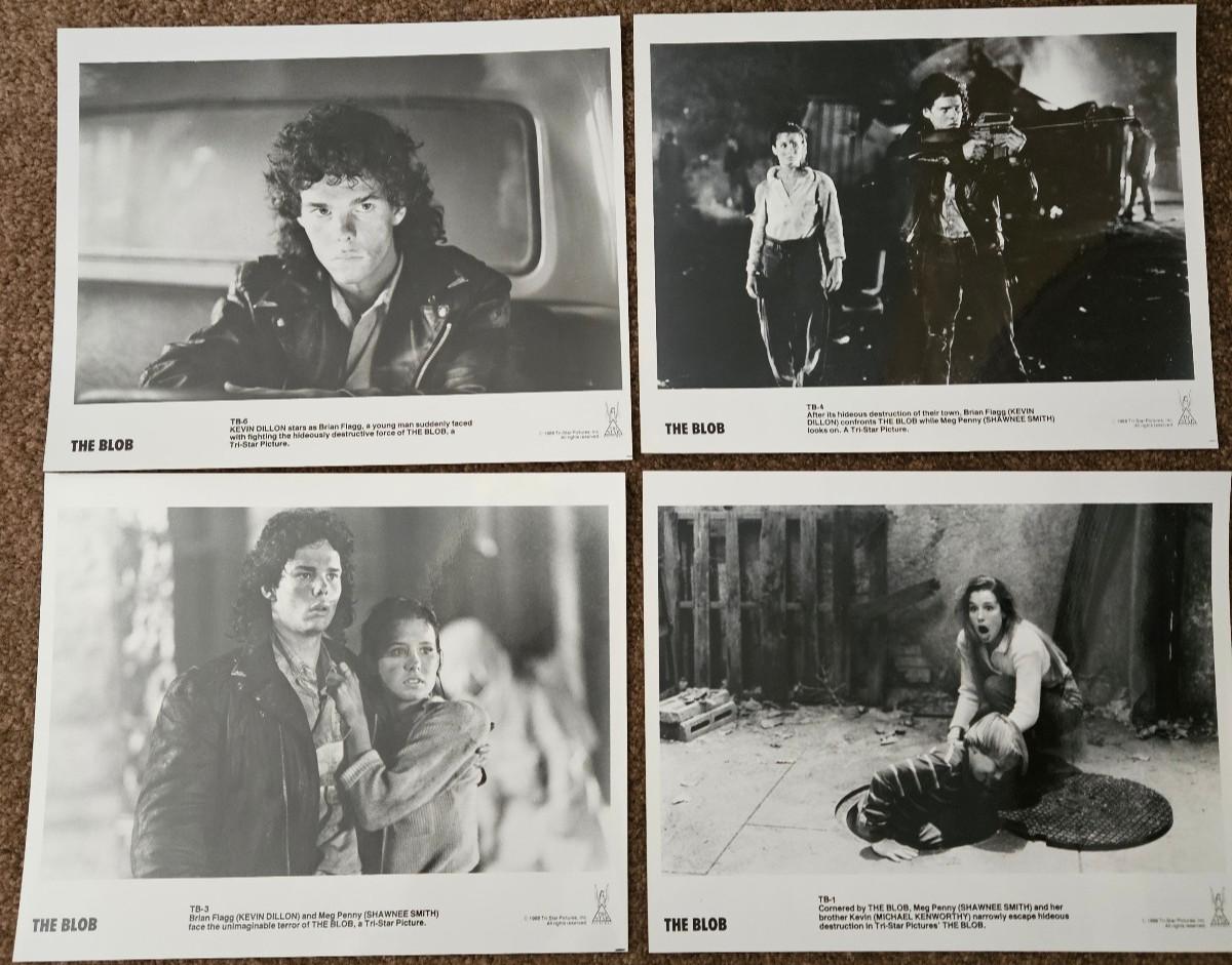 THE BLOB ORIGINAL 8x10 PRESS KIT PHOTO(S) KEVIN DILLON SHAWNEE SMITH HORROR