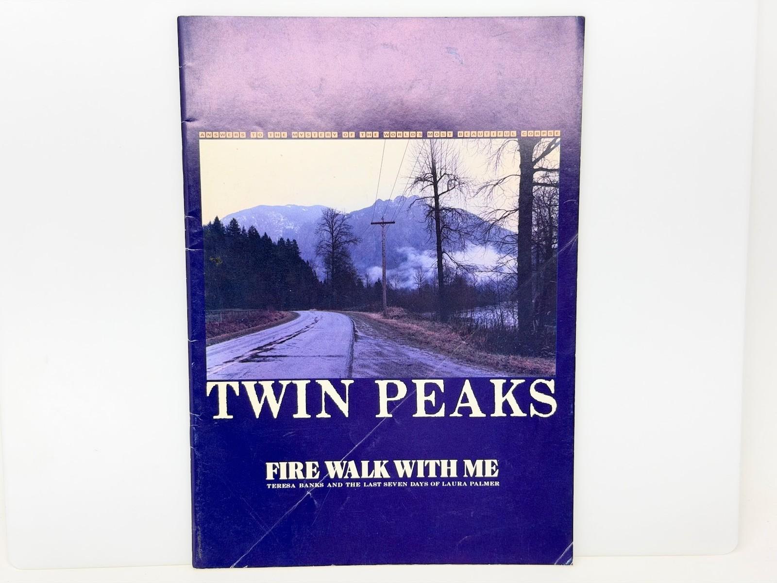 Twin Peaks: Fire Walk With Me (1992) Japanese Movie Program Brochure David Lynch