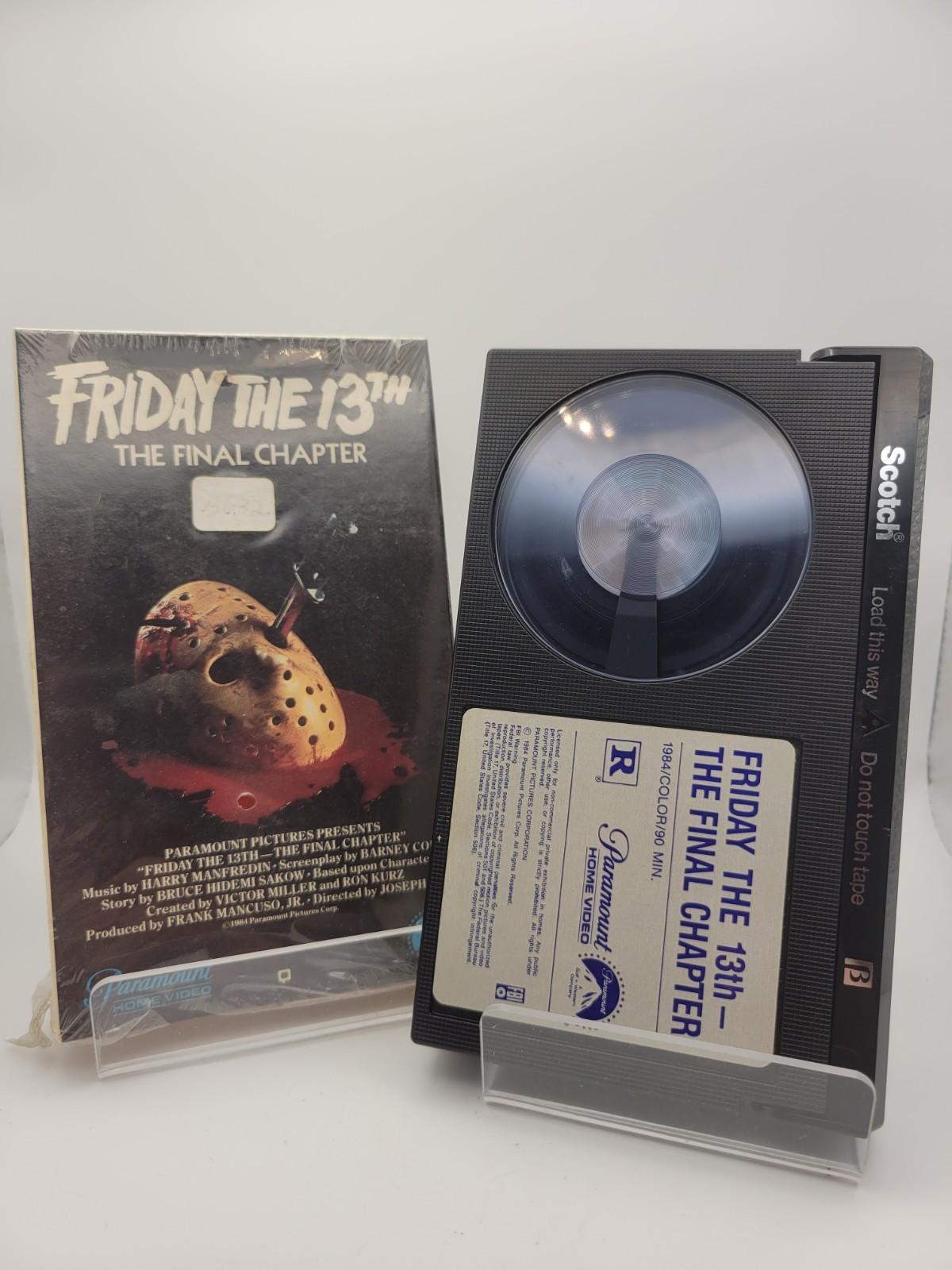 "FRIDAY THE 13TH FINAL CHAPTER " 1984 PARAMOUNT - TESTED - BETAMAX- RARE HORROR 