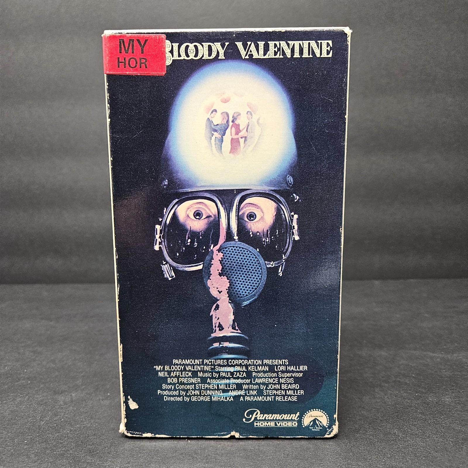 My Bloody Valentine VHS 1981 Paramount Rated Vintage Horror Slasher