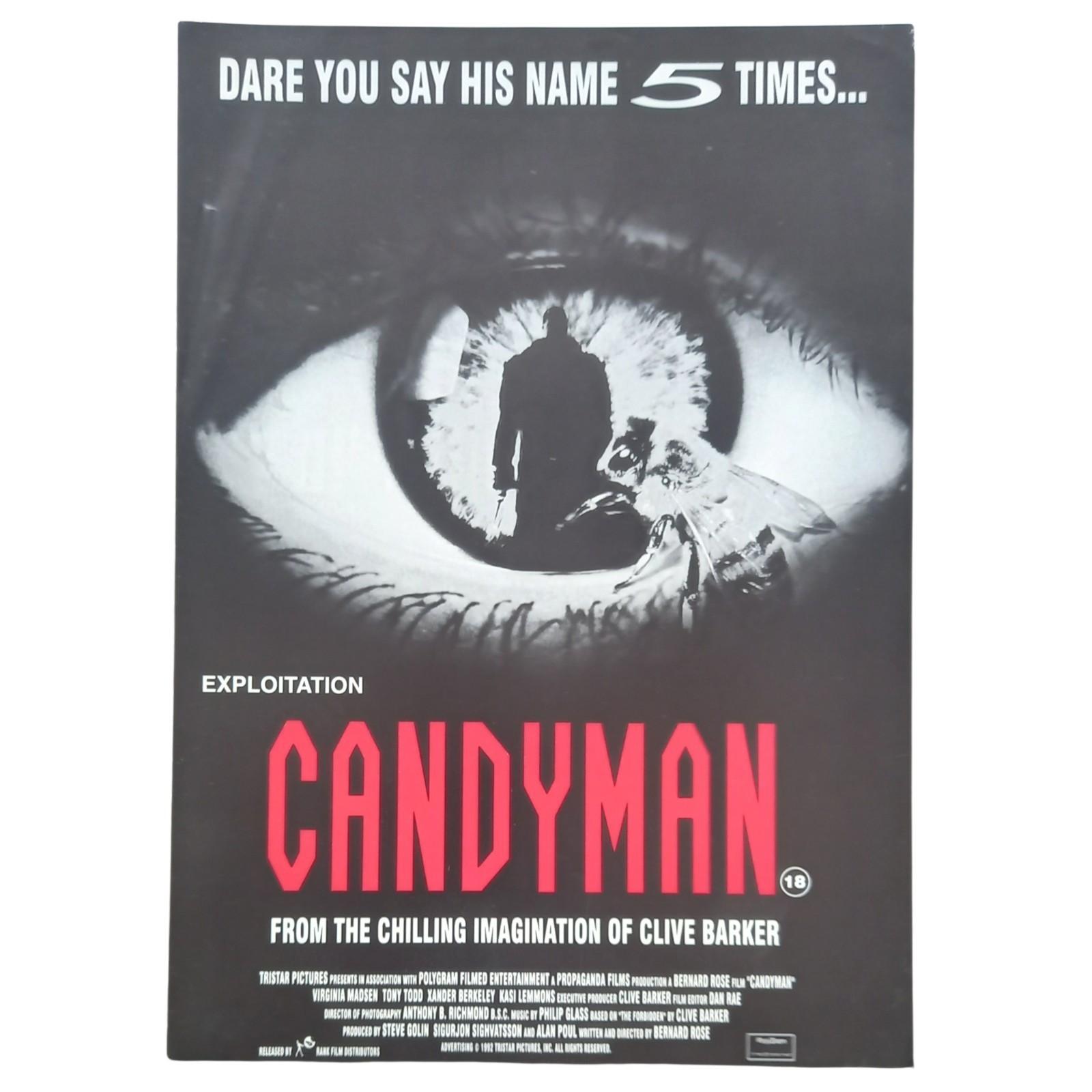 Candyman (1992) Original Advertising Brochure, Virginia Madsen,  Tony Todd