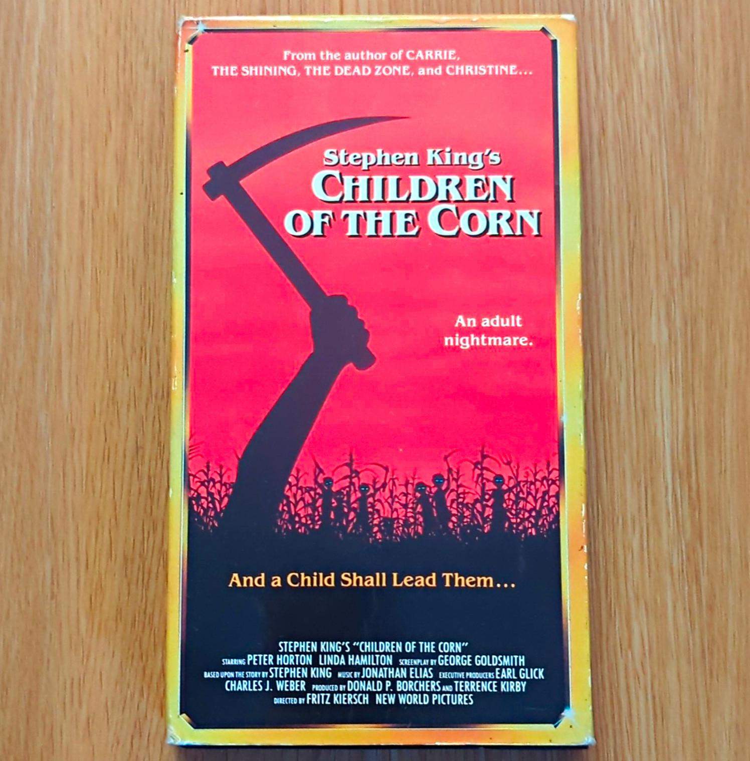 CHILDREN OF THE CORN VHS 1984 Stephen King Horror Cult Movie Vintage Retro Rare