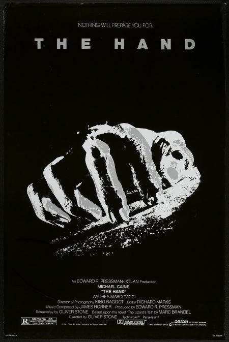 THE HAND - 27"x41" Original Movie Poster One Sheet ROLLED Michael Caine 1981