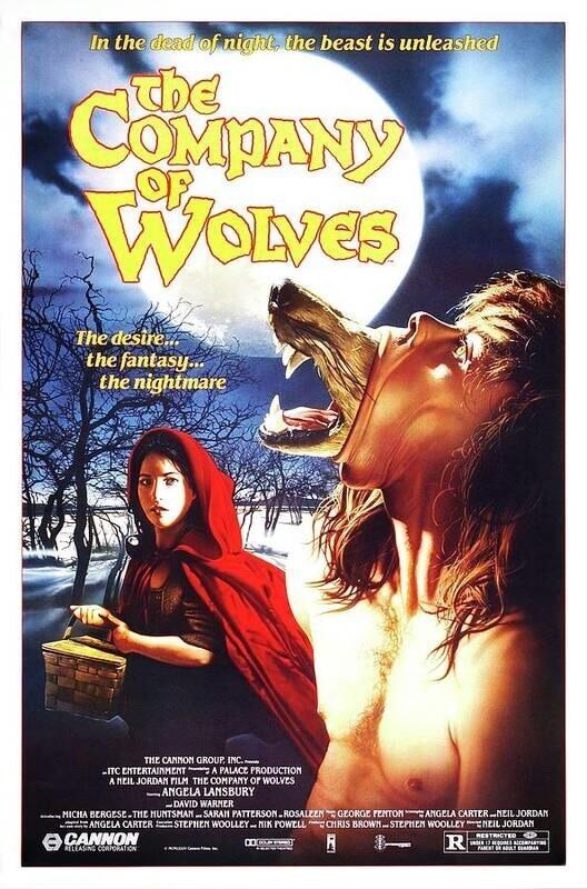 THE COMPANY OF WOLVES ORIGINAL ROLLED 27x41 MOVIE POSTER ANGELA LANSBURY 1984