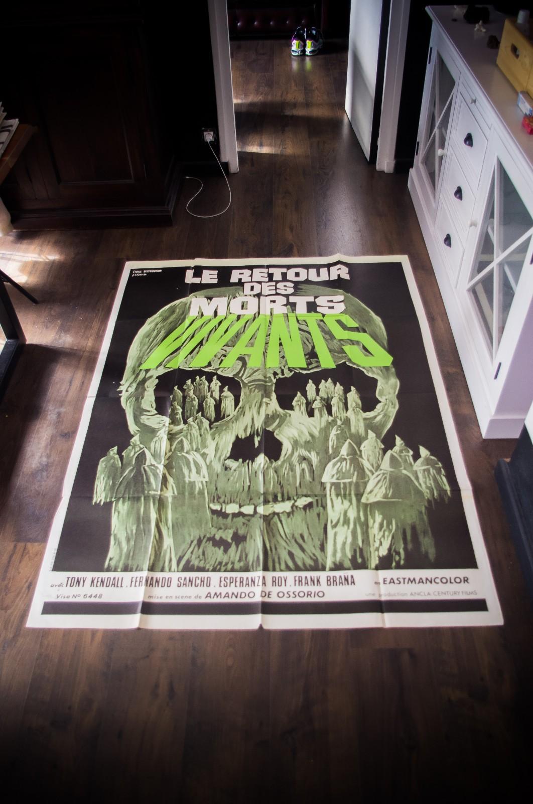 THE RETURN OF THE LIVING DEAD 1 French Grande Vintage Movie Poster Original 1985