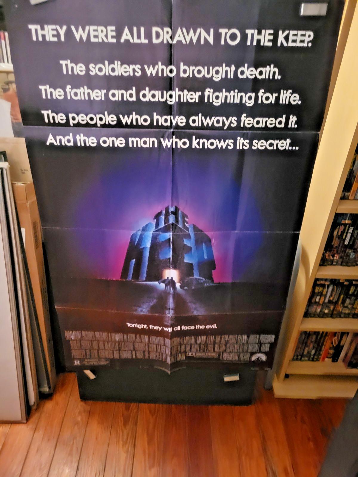ORIGINAL THE KEEP ONE SHEET  1983  MICHAEL MANN NAZI SUPERNATURAL HORROR