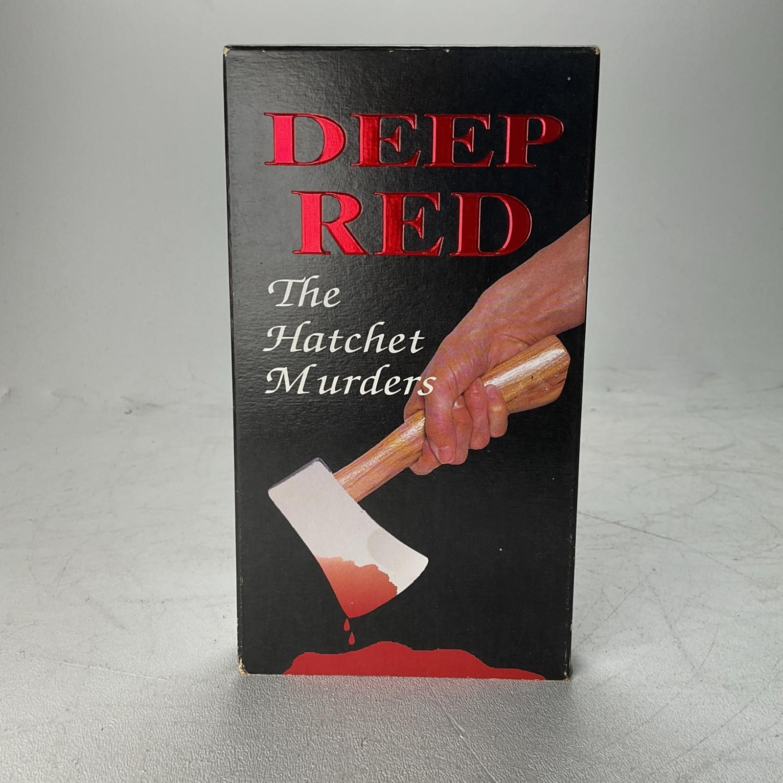 Deep Red: The Hatchet Murders (VHS) Vintage Horror Rare