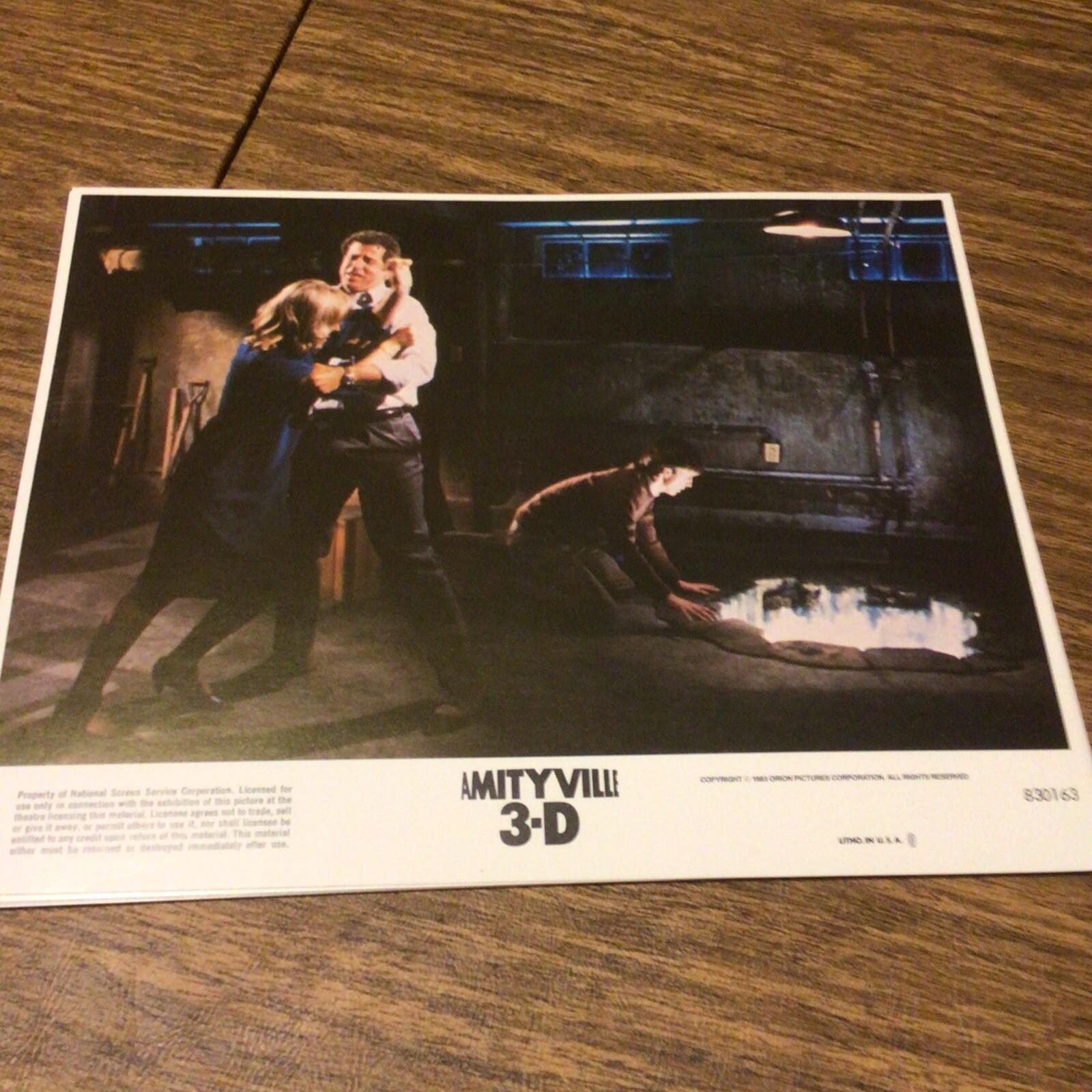 (8) Original 1983 Amityville 3-D Movie Promotional Stills 8x10in Rare!!!