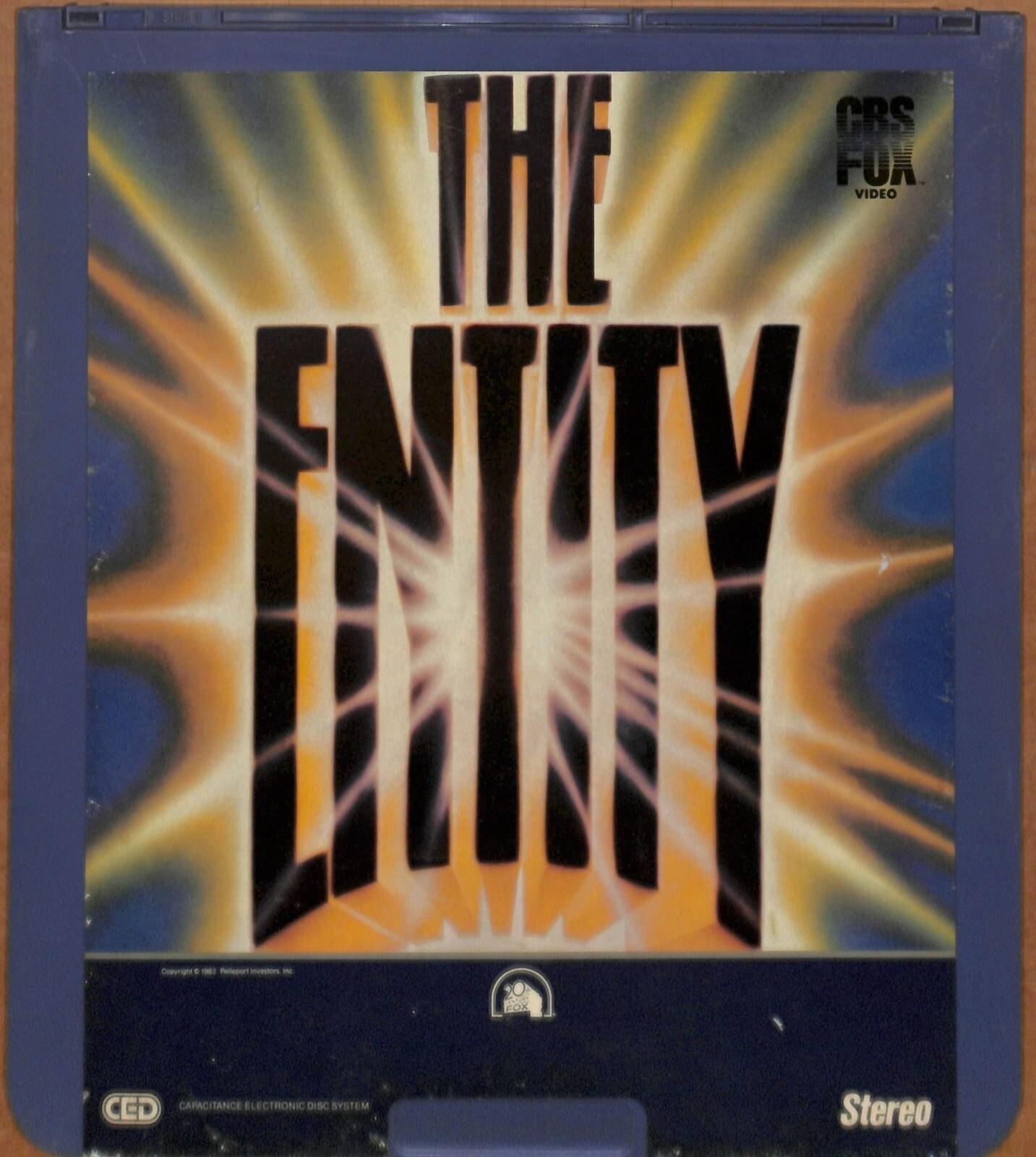 The Entity (1982) vintage CED RCA SelectaVision VideoDisc TESTED WORKING