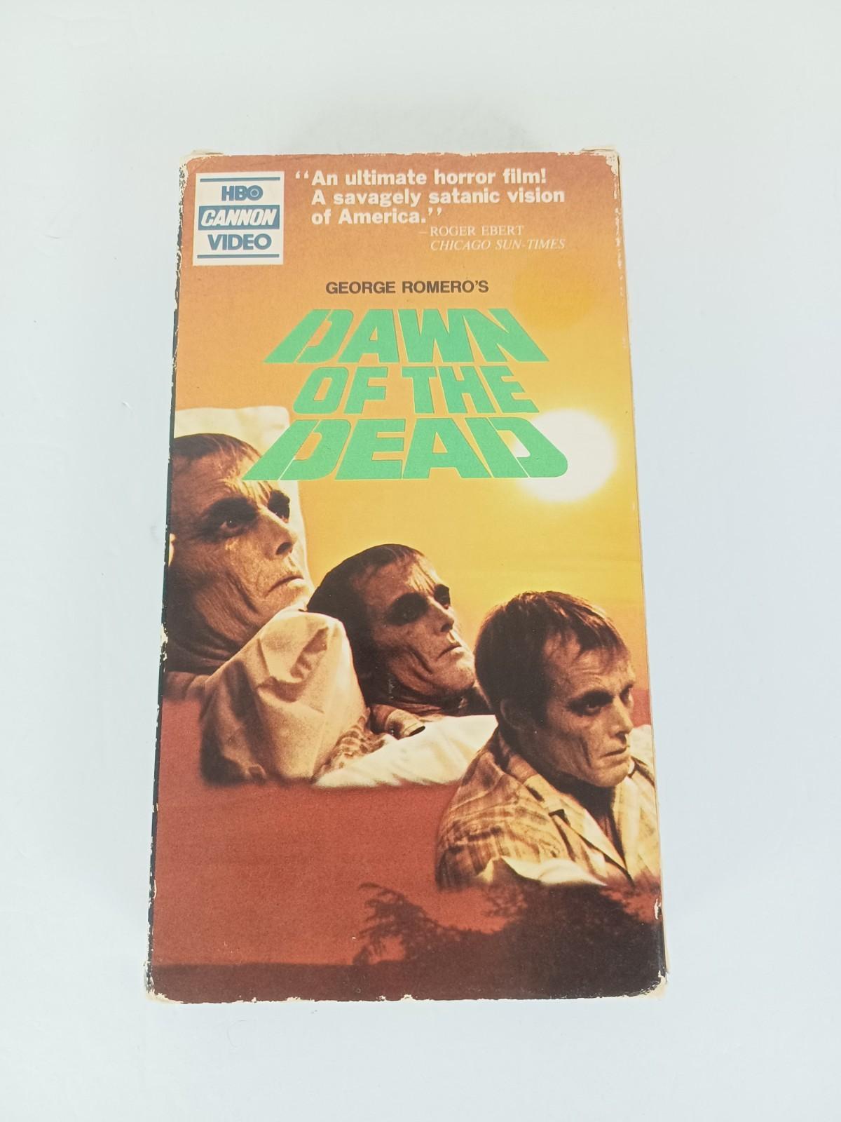 Dawn Of The Dead 1978 VHS Vtg Zombie Horror Film HBO Video Vintage * RARE *