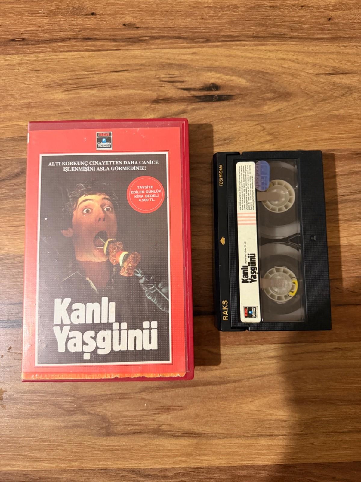 Happy Birthday To Me Betamax 1981 RCA Columbia RARE Turkish Horror Slasher