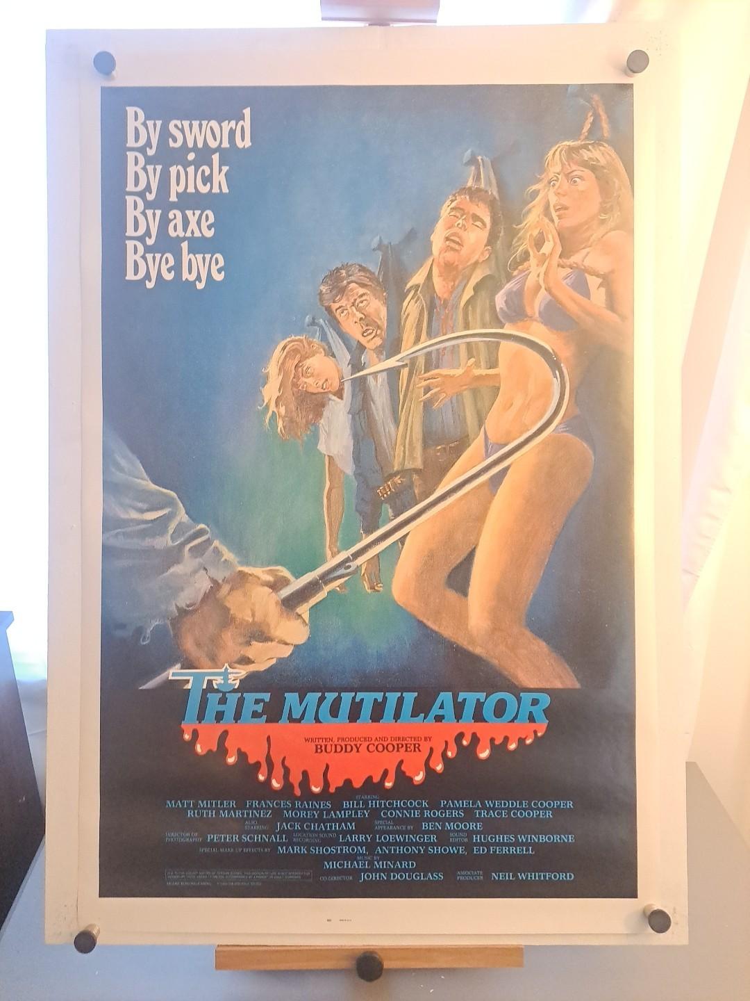 The Mutilator Original 1984 one-sheet Movie Poster Uncensored style 27x41 Rolled