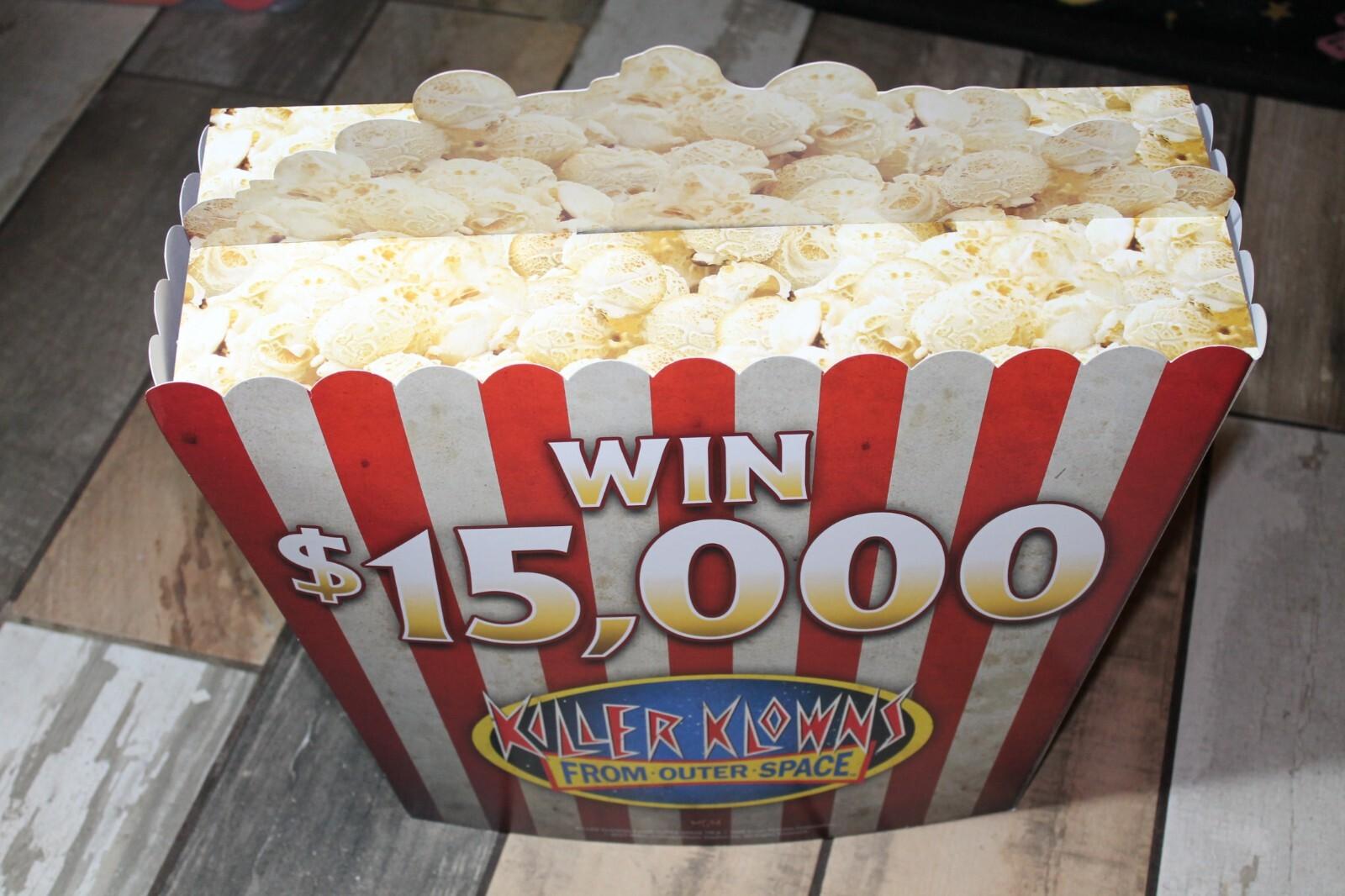 RARE Killer Klowns from Outer Space Promo Store Display 3D Popcorn FREE SHIPPING