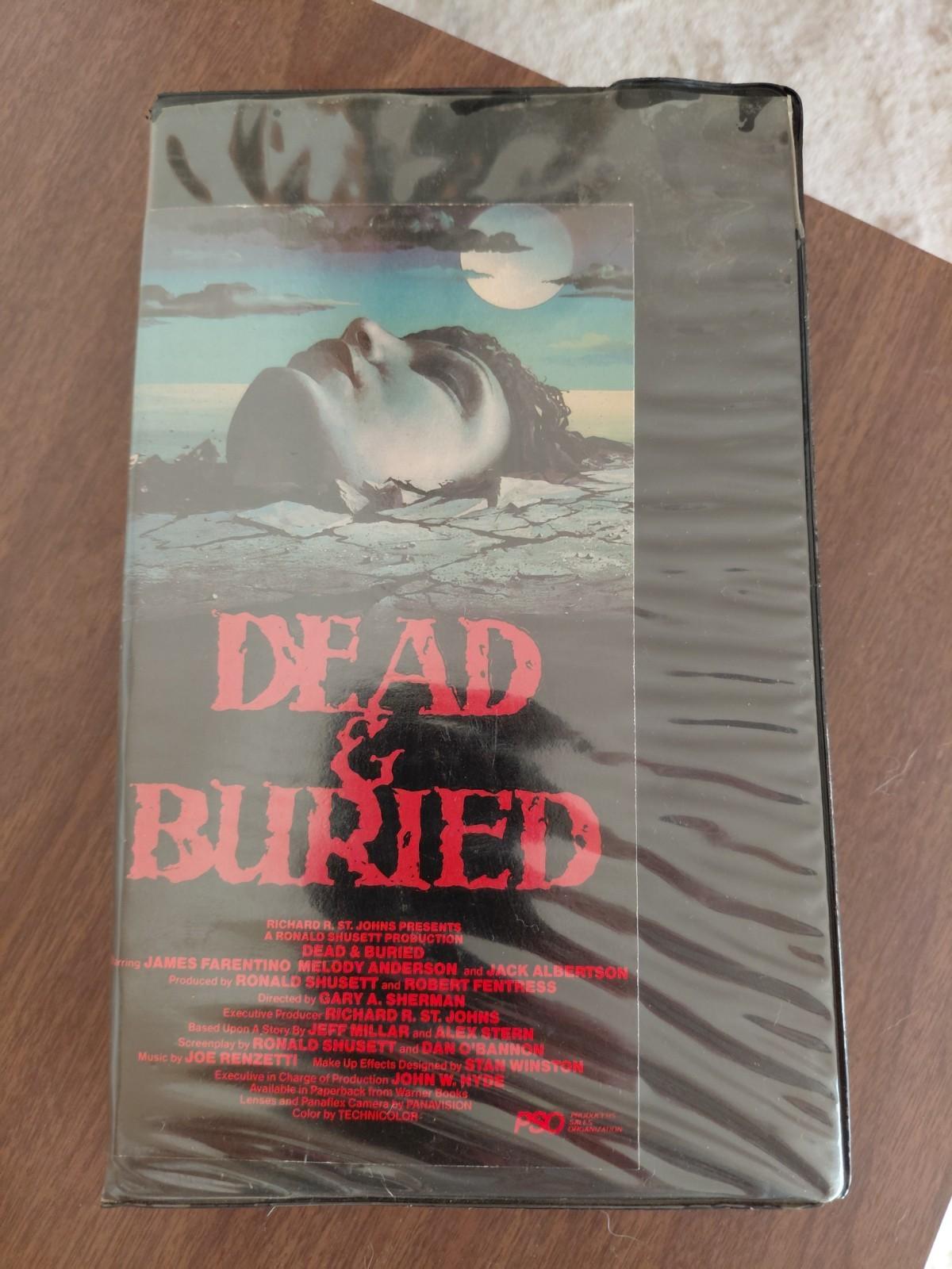 Dead and Buried 1981 VHS Clamshell RARE Horror VHS Vestron Video Cult Englund