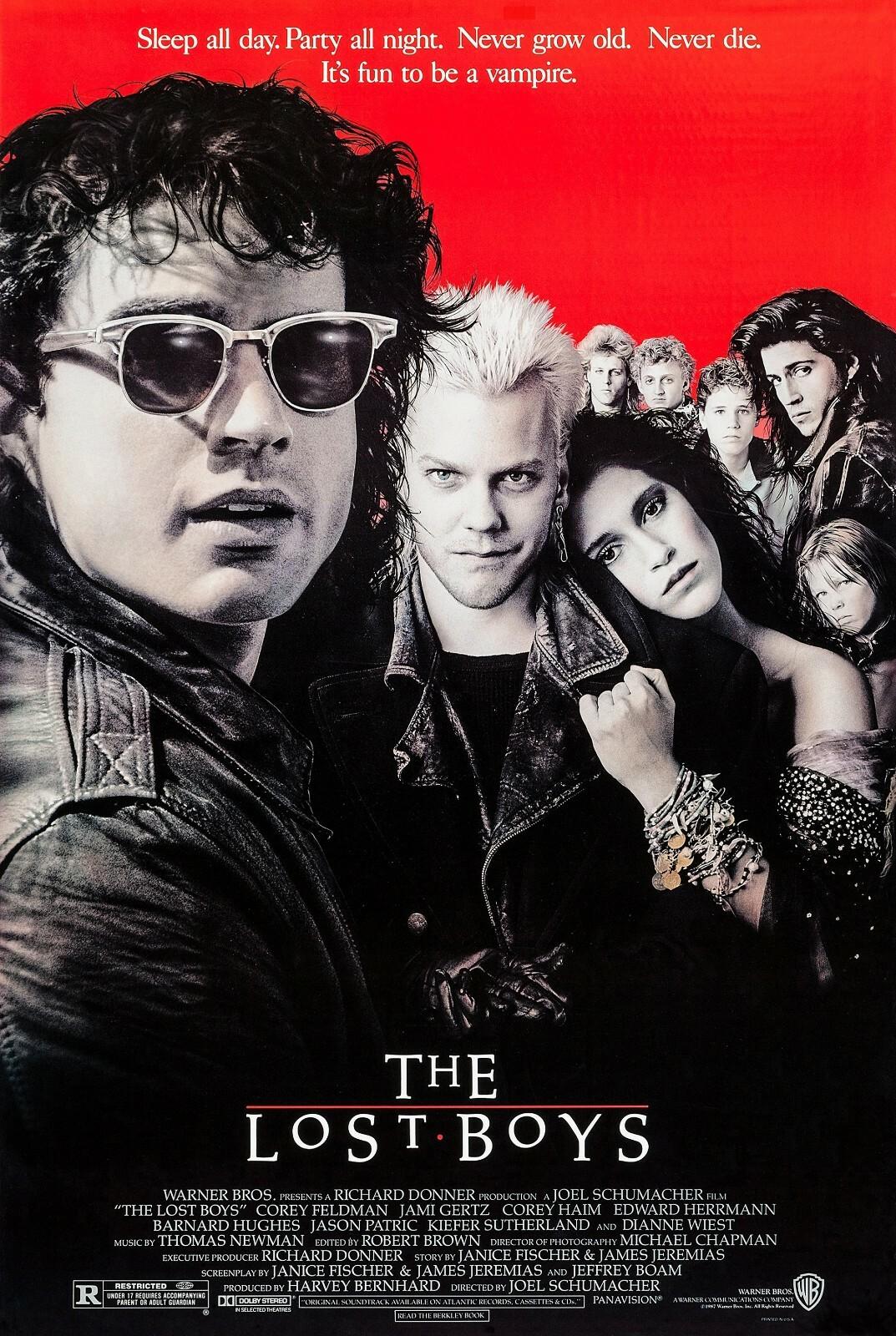 THE LOST BOYS (1987) ORIGINAL MOVIE POSTER - ROLLED - JOHN ALVIN ARTWORK