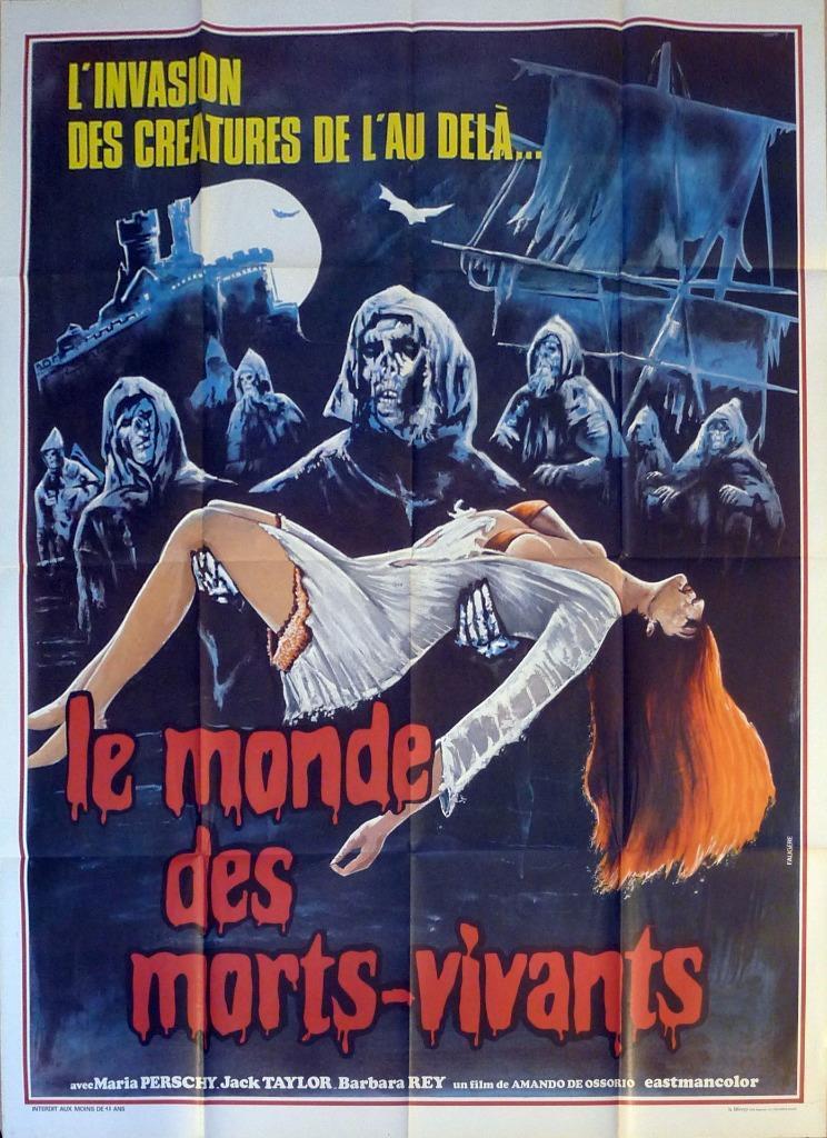 HORROR OF THE ZOMBIES - OSSORIO - PSYCHOTRONIC - ORIGINAL LARGE MOVIE POSTER