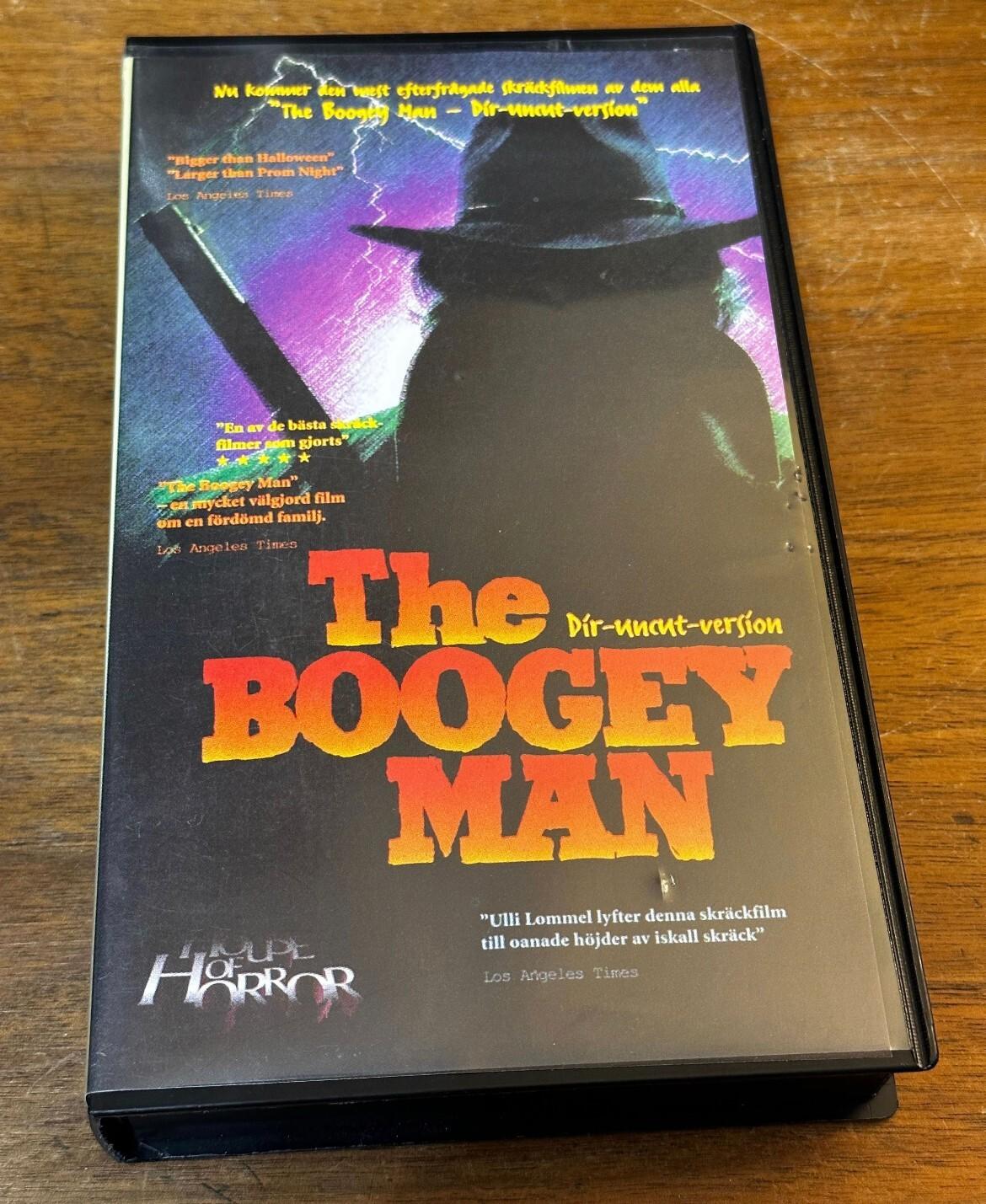 The Boogey Man (Sweden PAL) VHS Tape Used Uncut Version Horror