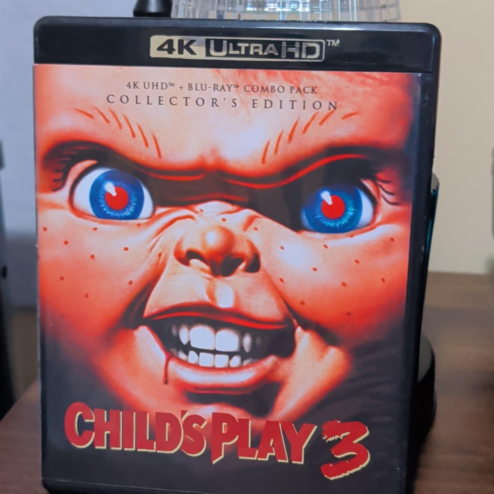 Child's Play 3 VHS Tape Clamshell Case 1991 R Horror/Thriller NTSC