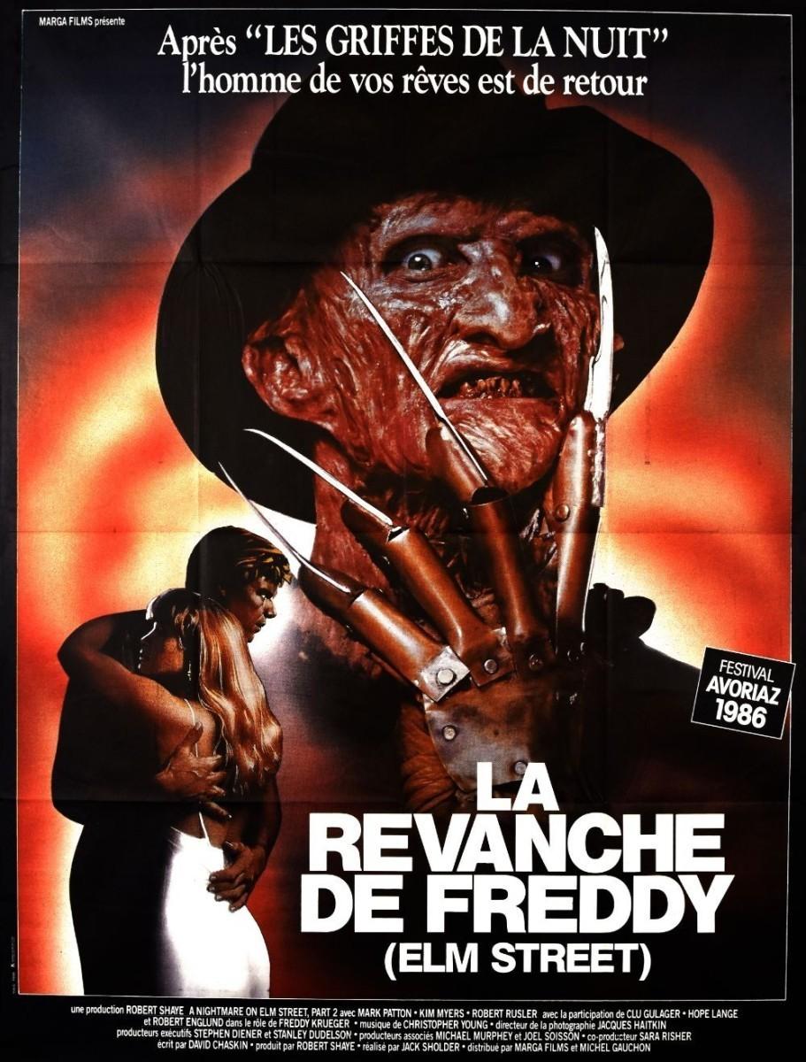 A Nightmare on Elm Street Part 2 Freddy's Revenge Original French  Poster 1986