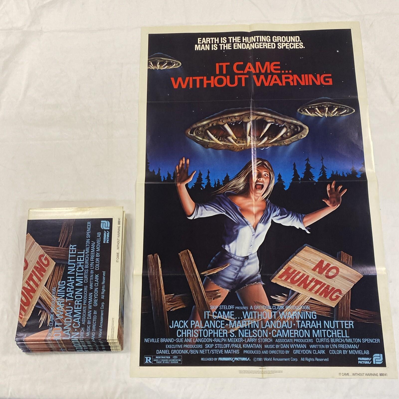 NOS It Came…Without Warning 1980 Original One Sheet Movie Poster Horror UNUSED