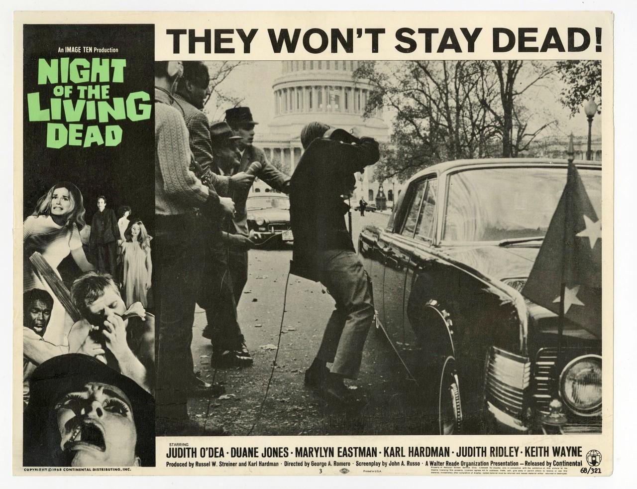 NIGHT OF THE LIVING DEAD (1968) 29960 Movie Poster  Lobby Card No.3
