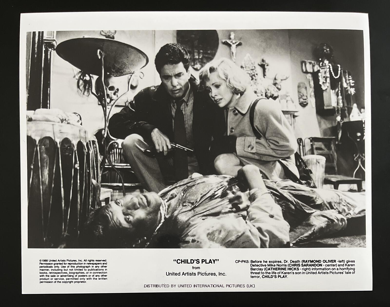 Child’s Play - Chucky Press Photo 1988 Horror RARE (E)
