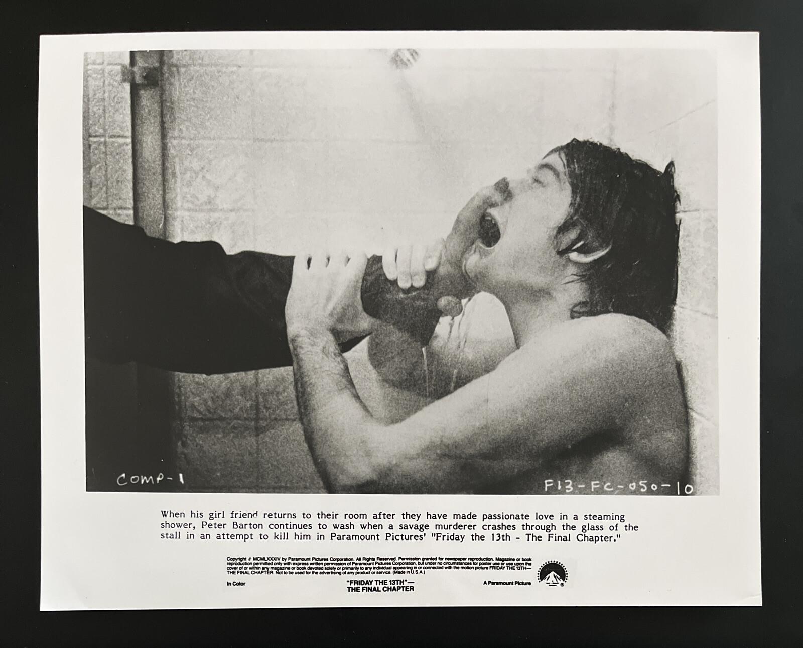 Friday The 13th The Final Chapter Press Photo 1984 Jason Horror RARE (B)