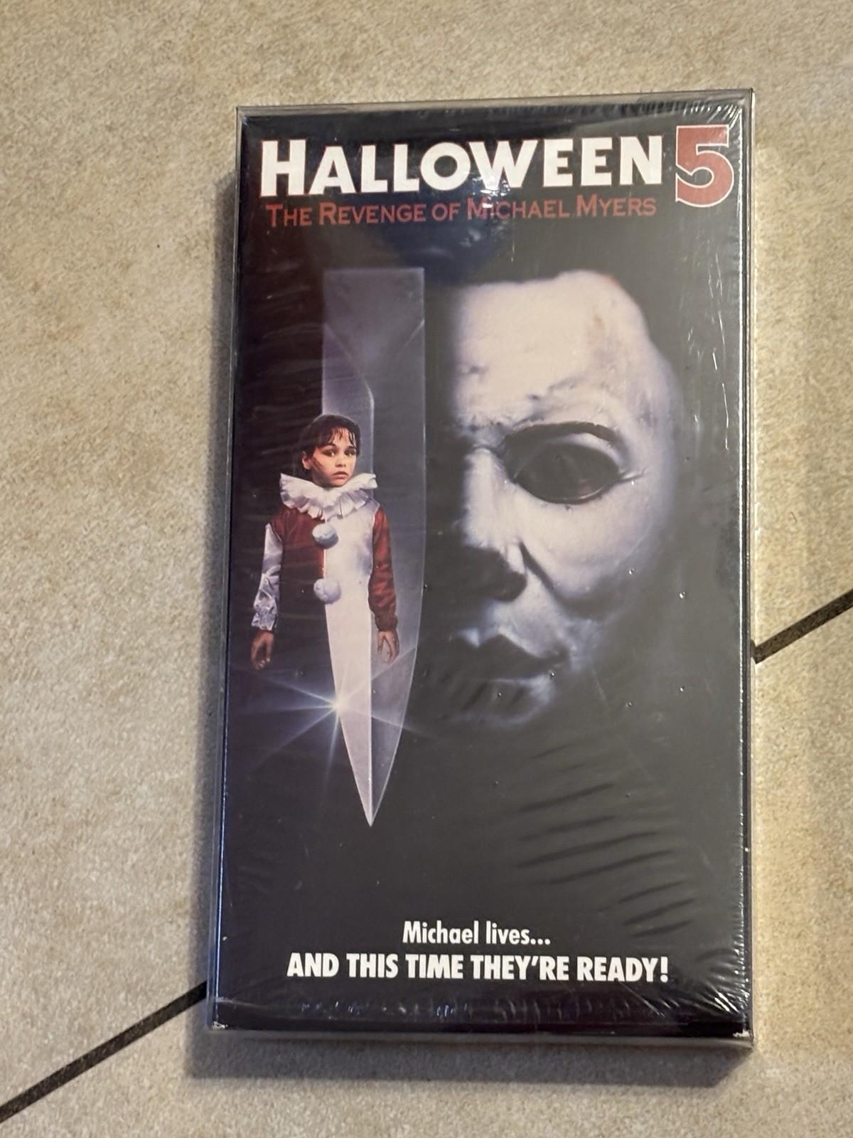 Halloween 5: The Revenge of Michael Myers VHS, 1993 Mint In Original Shrink