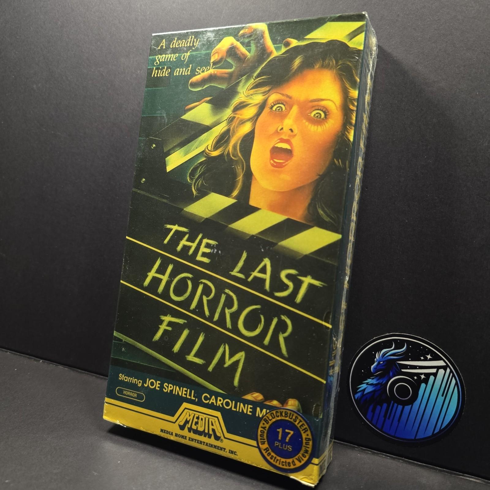 SEALED The Last Horror Film 1989 VHS Slasher Media Joe Spinell RARE OOP 
