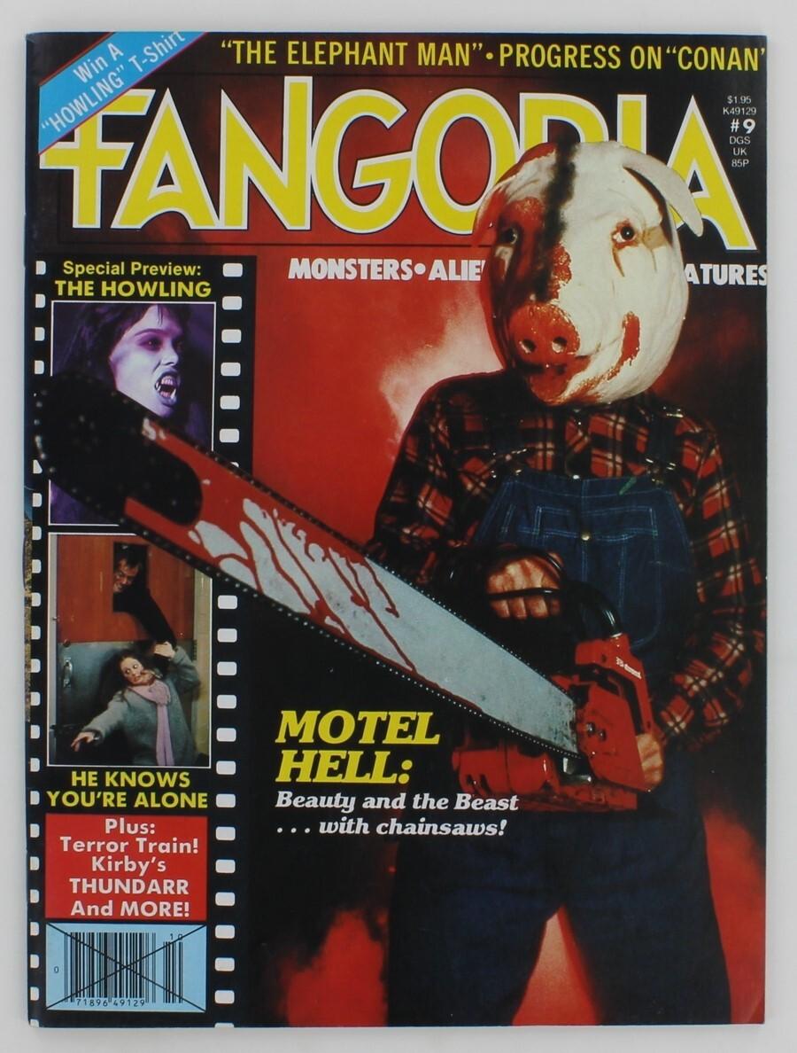 Fangoria #9 Pig Head Cover 9.2 High Grade 1982 Jack Kirby Thundarr Barbarian Nov