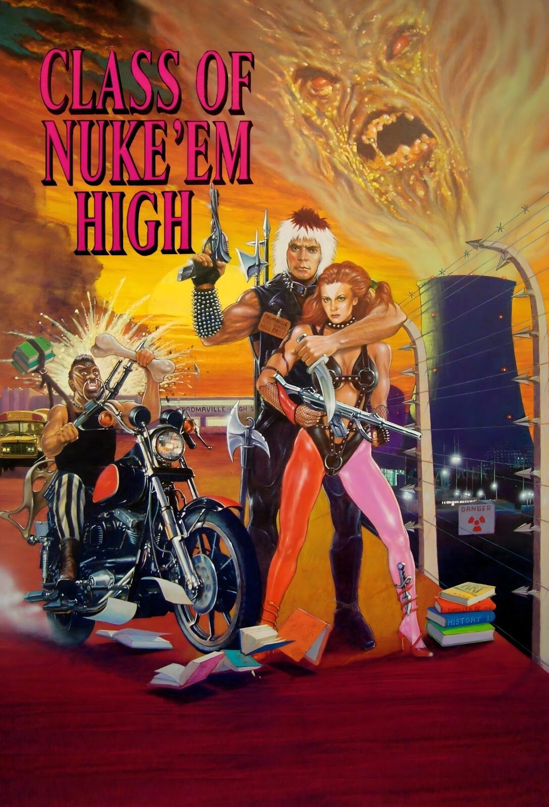 Class of Nuke Em' High 1986 80's HORROR Movie Poster Wall Art Made in USA