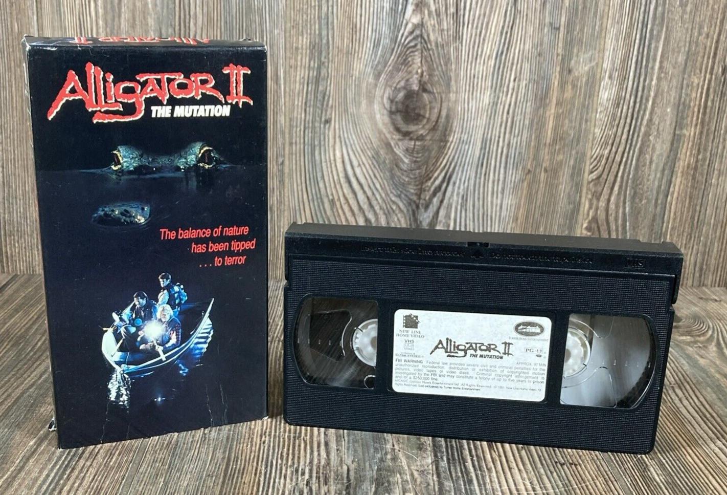 Alligator II 2 The Mutation (VHS 1991) Horror  Dee Wallace Sci-Fi HTF OOP RARE