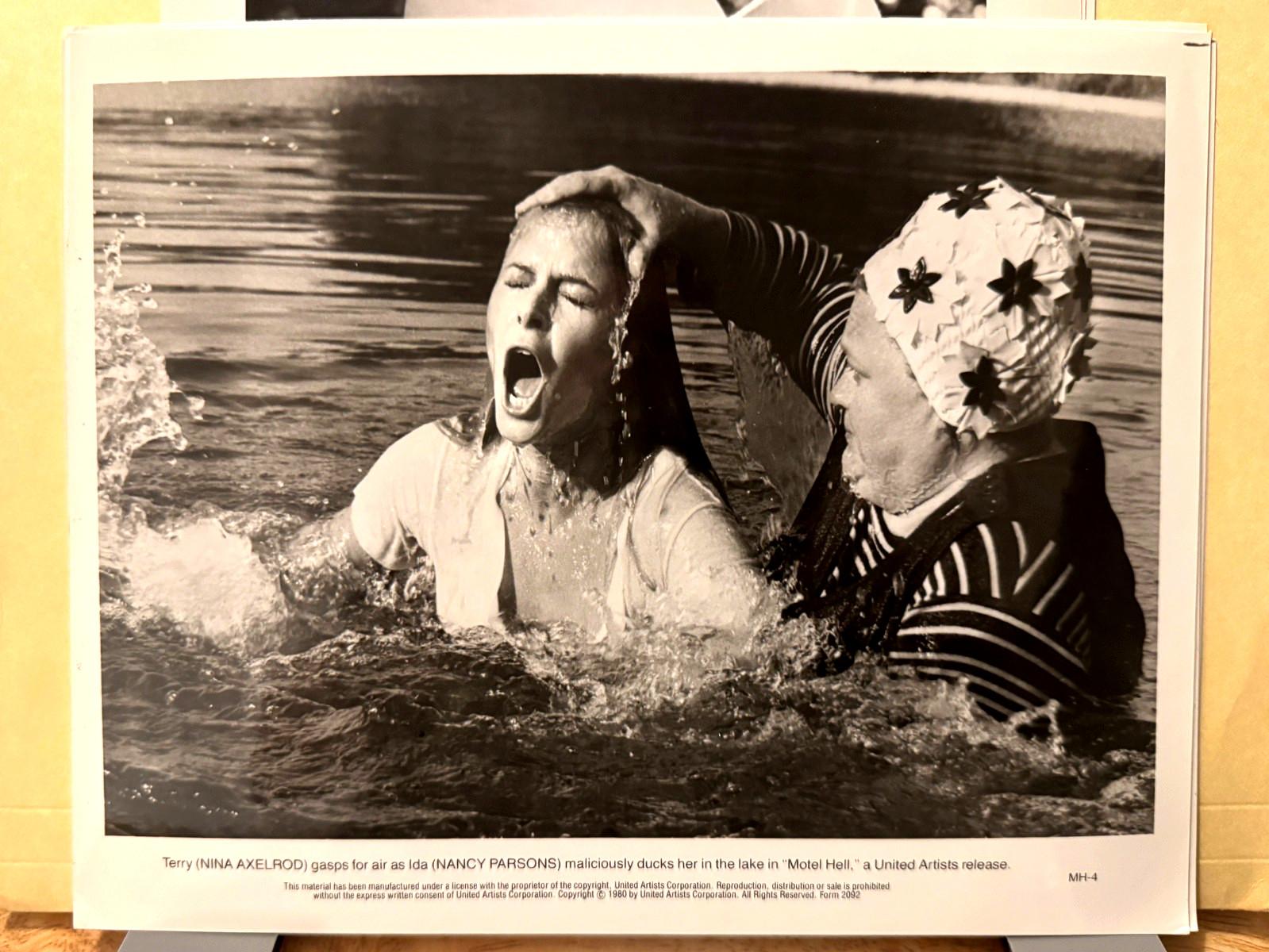 MOTEL HELL 1980 Horror Movie Press Kit - 12 Black and White Promotional Photos