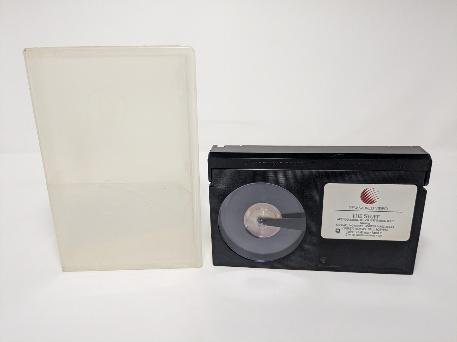 THE STUFF - Very Rare Sony Betamax Tape Only Tested W/Rental Case 80s Horror 
