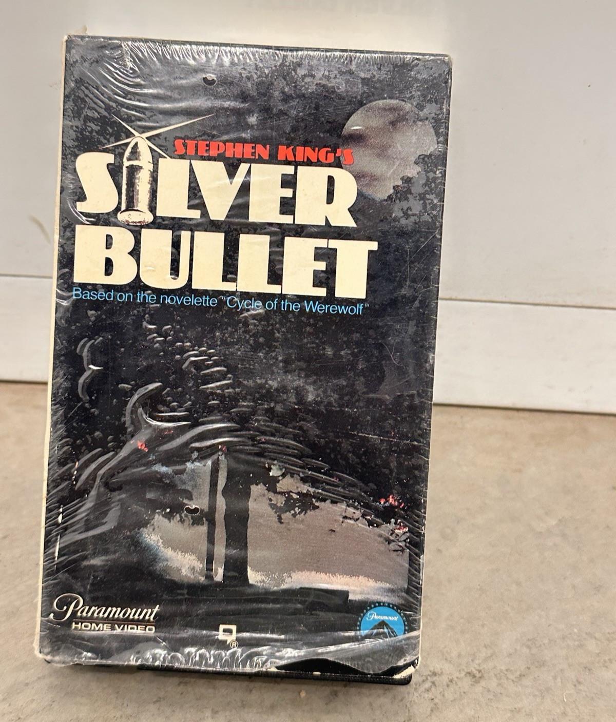 VTG Stephen King's Silver Bullet Betamax Beta Rare Horror Paramount 1985 NOT VHS