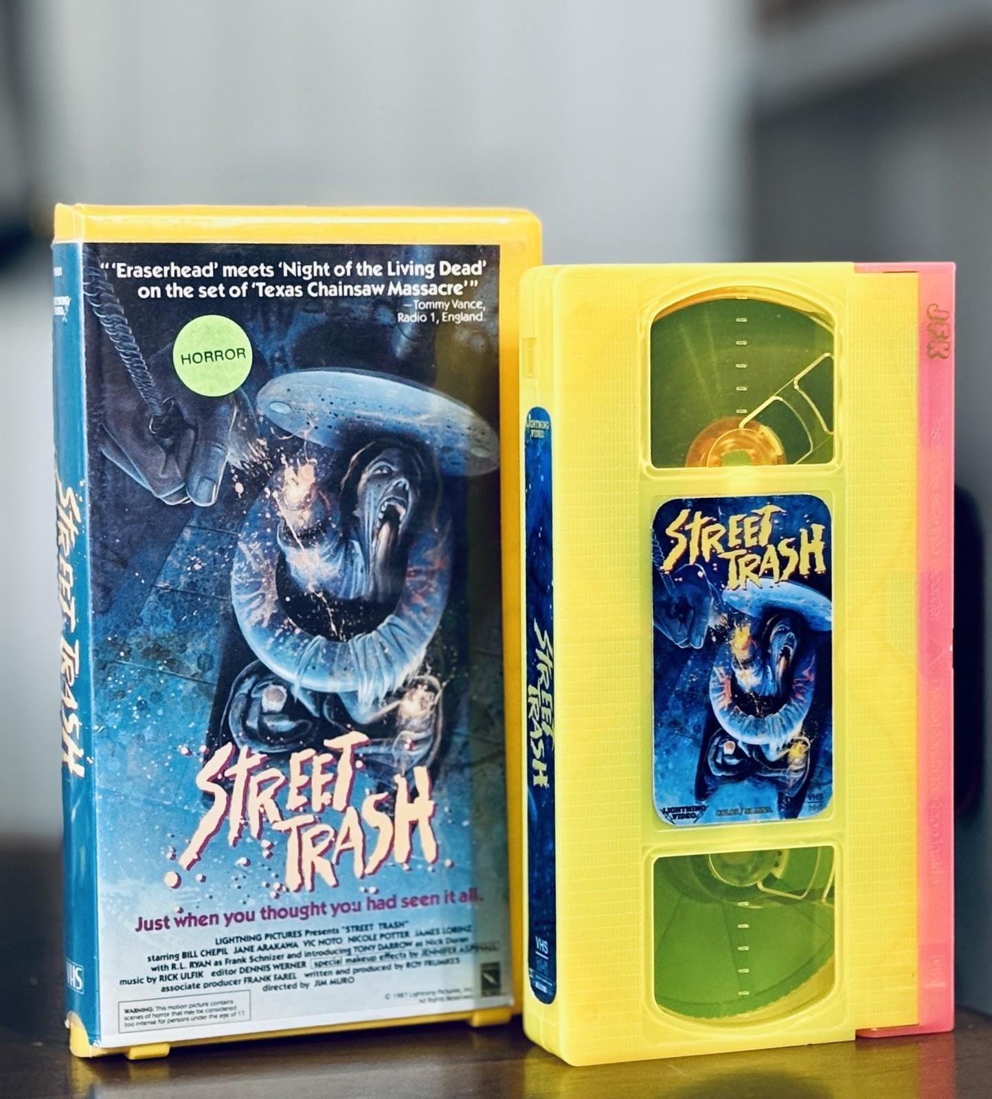 Street Trash 1987 Custom VHS Spool Swap: Rare, One of A Kind Collectible 1 Of 1