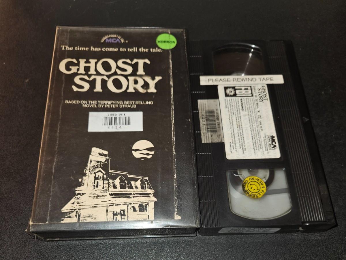 Ghost Story (VHS, 1982) Fred Astaire Horror Rare MCA Rainbow Release CUT BOX