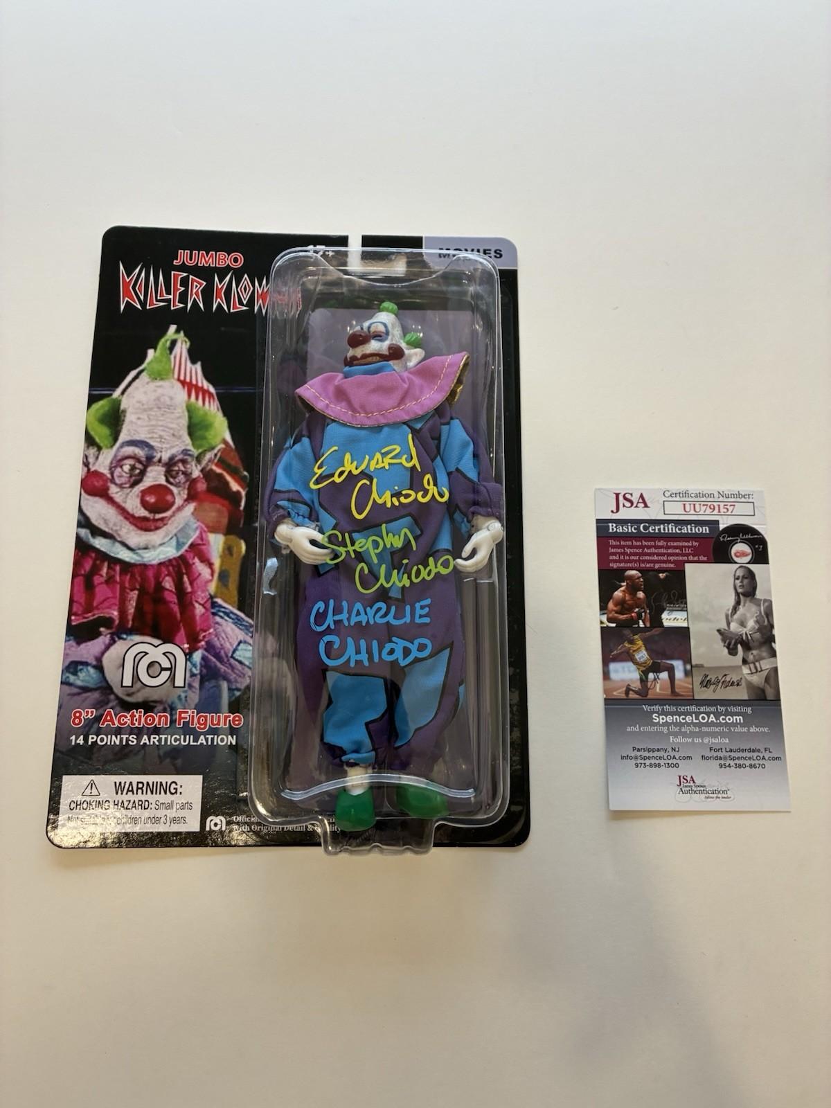 Killer Klowns From Outer Space Jumbo Mego Figure Signed by Chiodo Brothers JSA