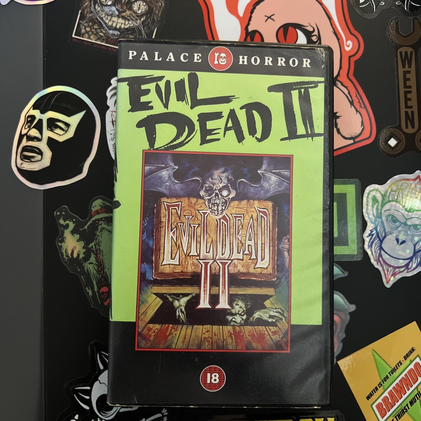 EVIL DEAD 2 VHS Palace Horror 1987 Video PAL UK Rare Version Small Box