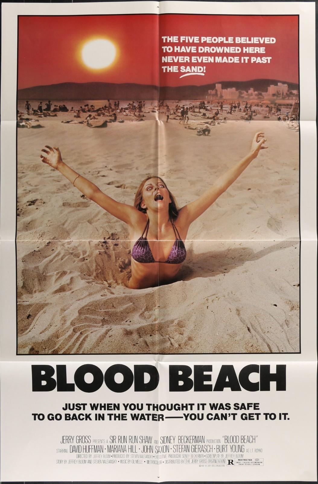Blood Beach - original movie poster 27x41 1980 - Horror Classic poster image