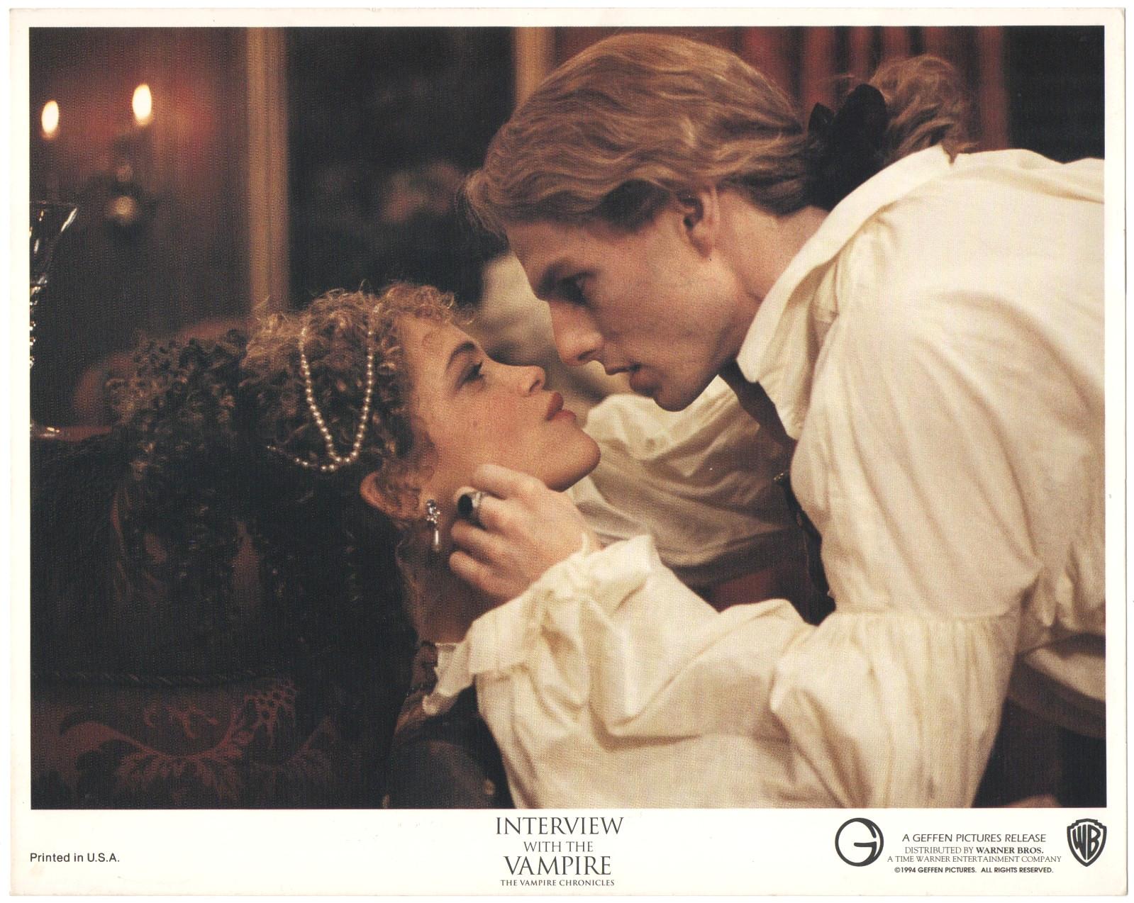 INTERVIEW WITH THE VAMPIRE 🩸 8x10 Mini Movie Lobby Card TOM CRUISE BRAD PITT #1
