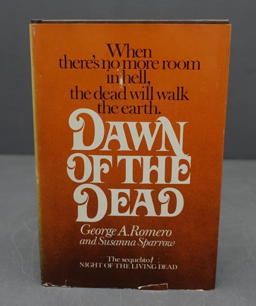 Dawn Of The Dead George A. Romero/Sparrow HC Book w/ Dustjacket 1978