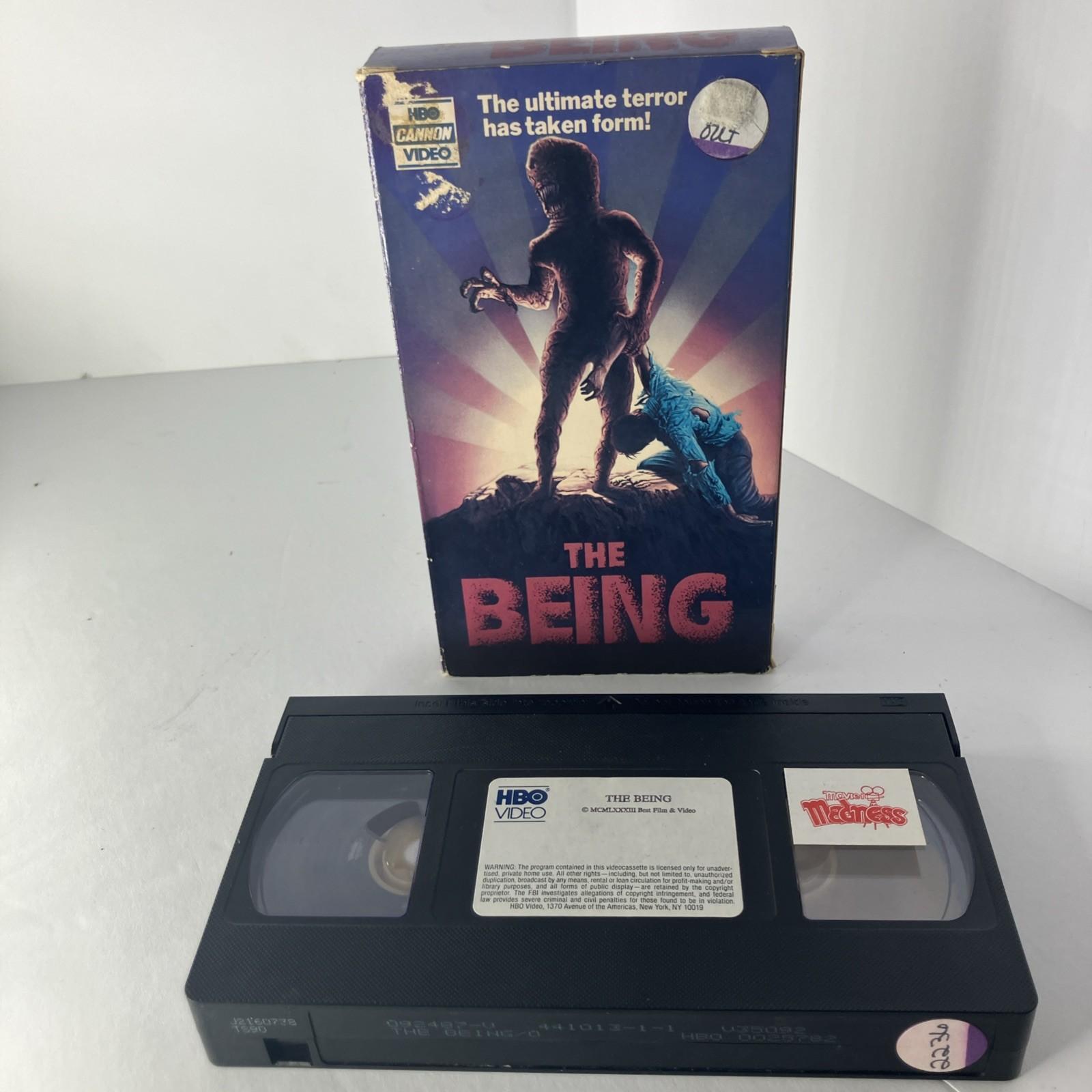 THE BEING VHS 1983 HBO CANNON VIDEO MARTIN LANDAU JOSE FERRER 80's Cult Horror 