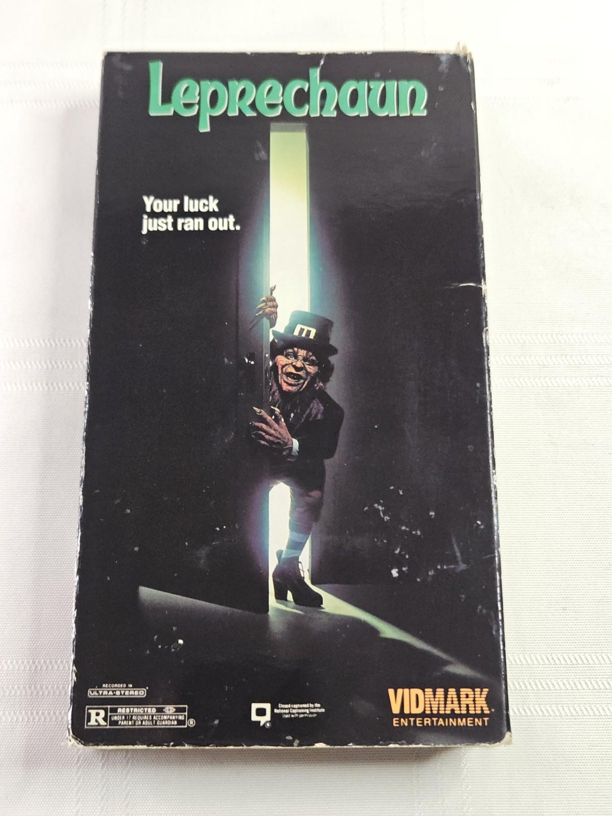 Leprechaun VHS 1992 | Vidmark Horror | Warwick Davis | Tested Vintage Tape