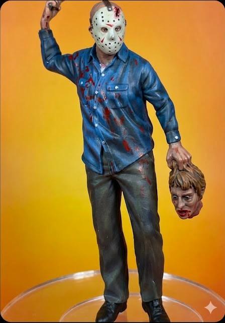 10"JASON VOORHEES Friday the 13 th Horror Classic Movies Vinyl Model Kit 1/8