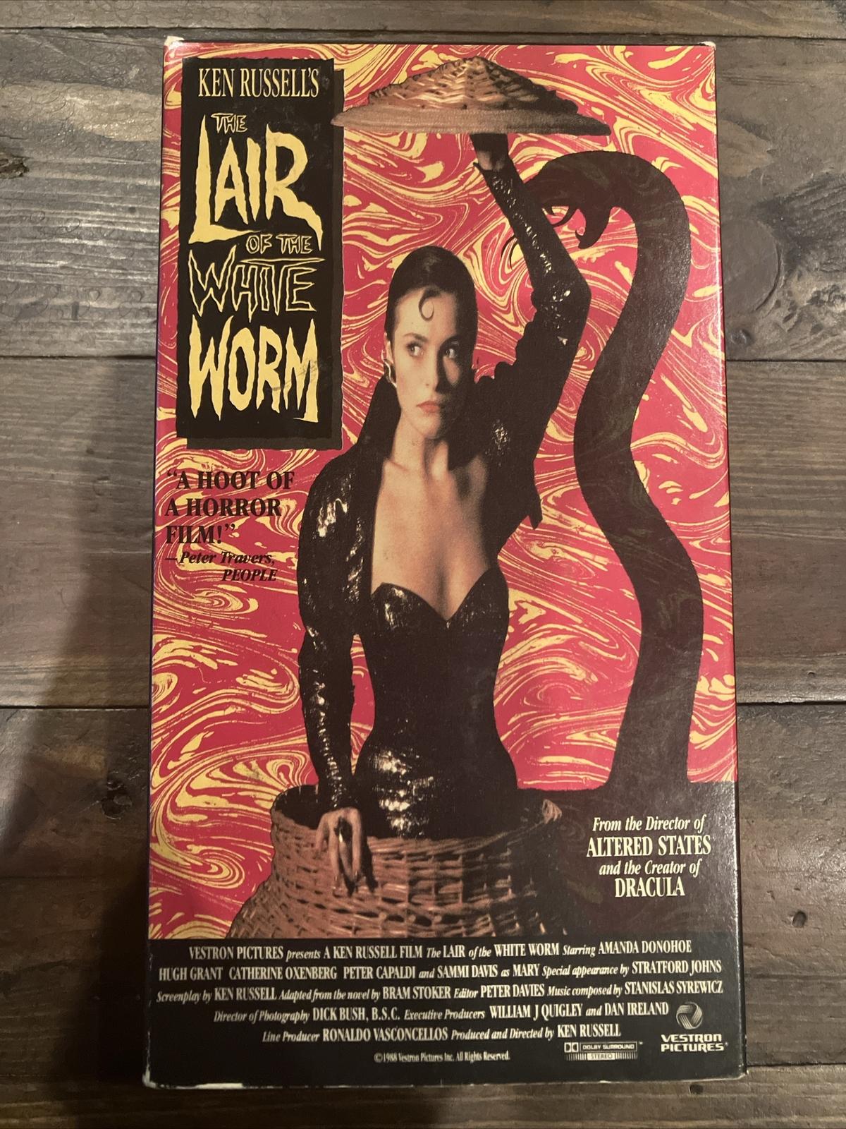 LAIR OF THE WHITE WORM VHS RARE OOP KEN RUSSELL DEVILS ALTERED STATES DRACULA
