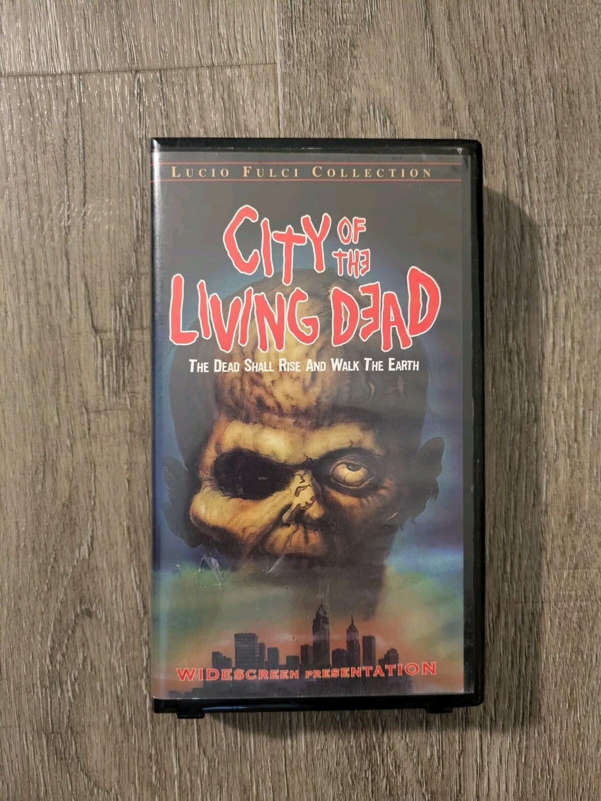 Lucio Fulci Collection~ City of The Living Dead Widescreen VHS HTF Rare Tested